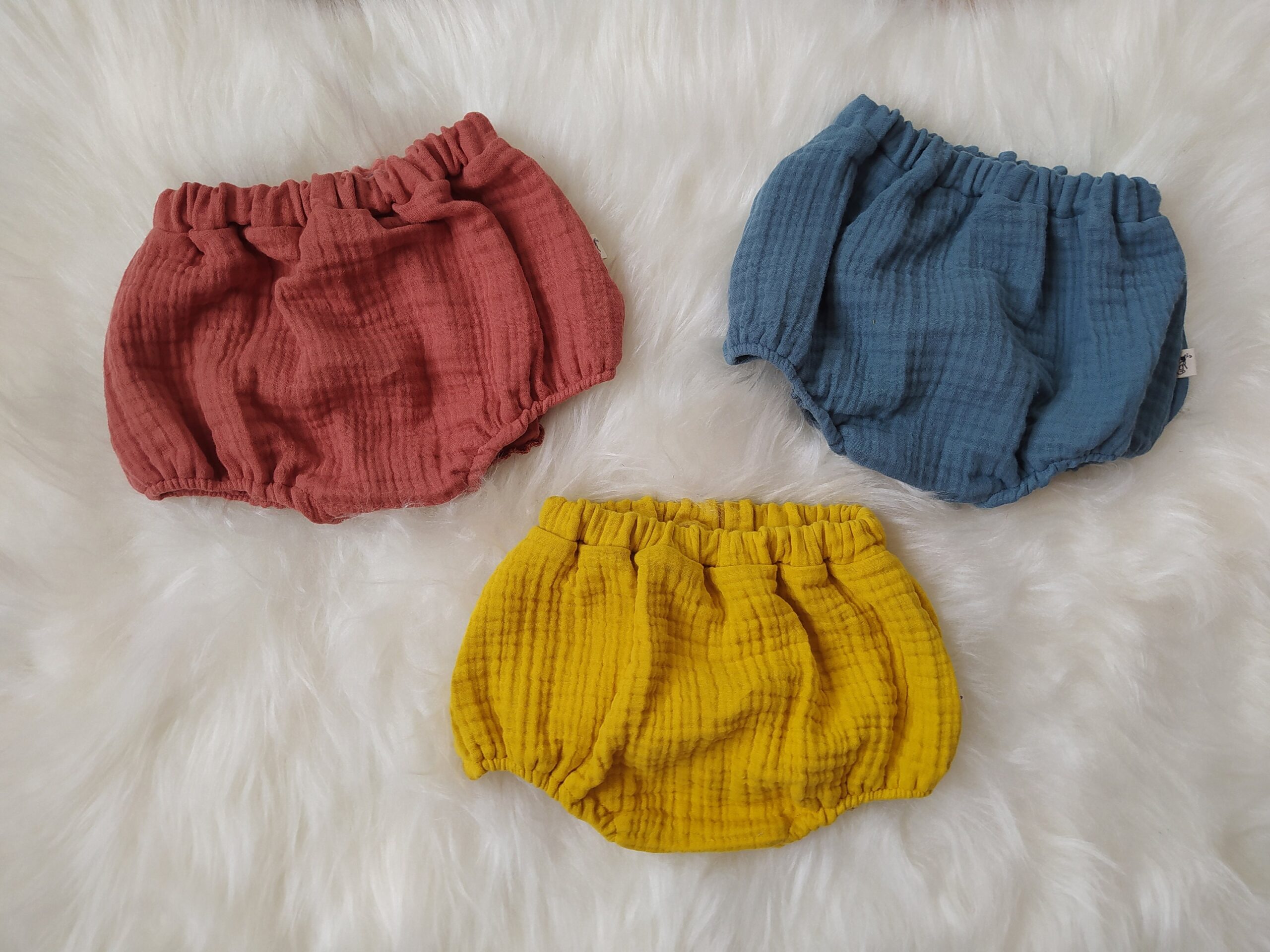 Girls/Boys Muslin Baby Bloomers