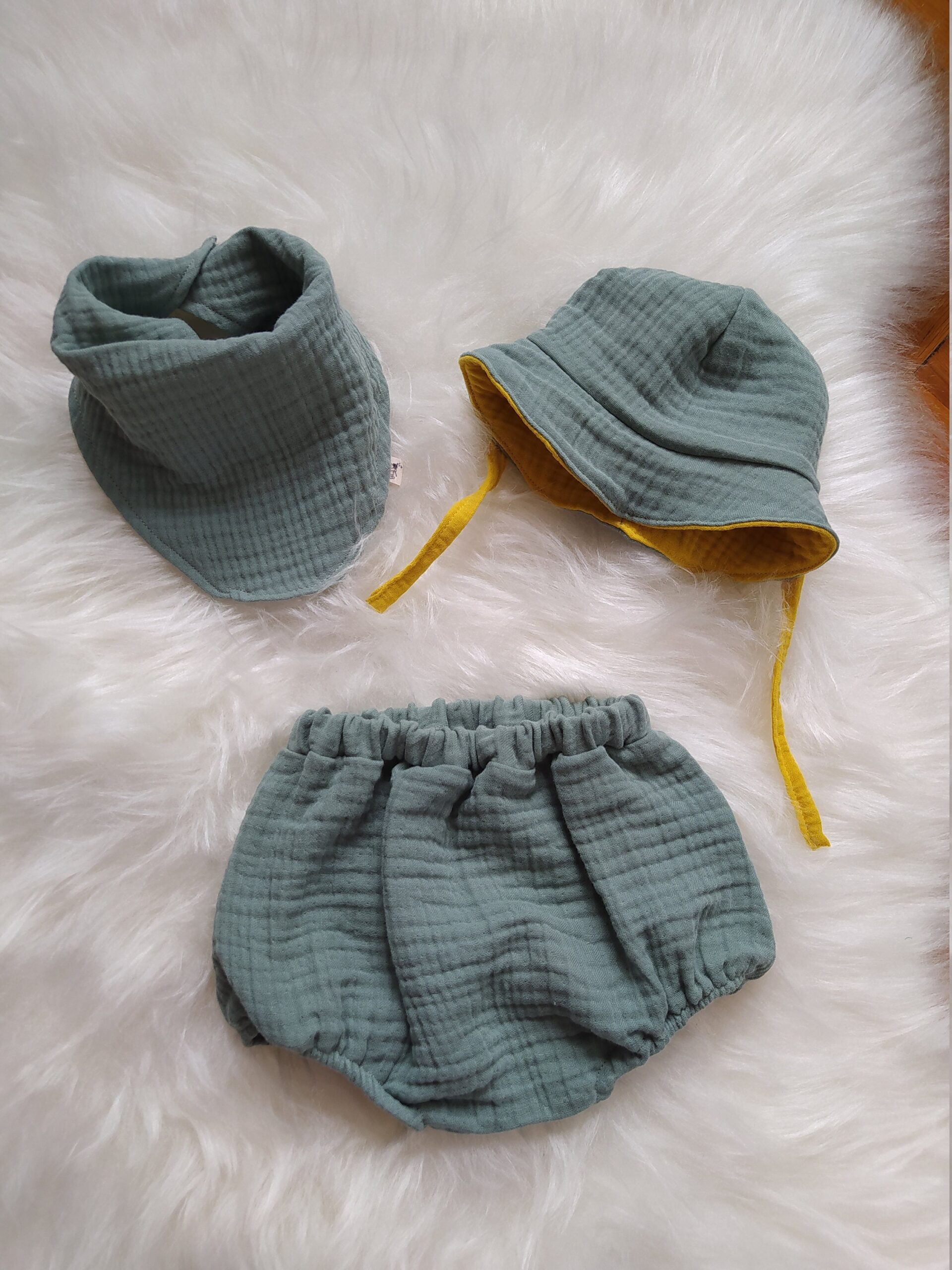 Girls/Boys Muslin Baby Bloomers - Image 5