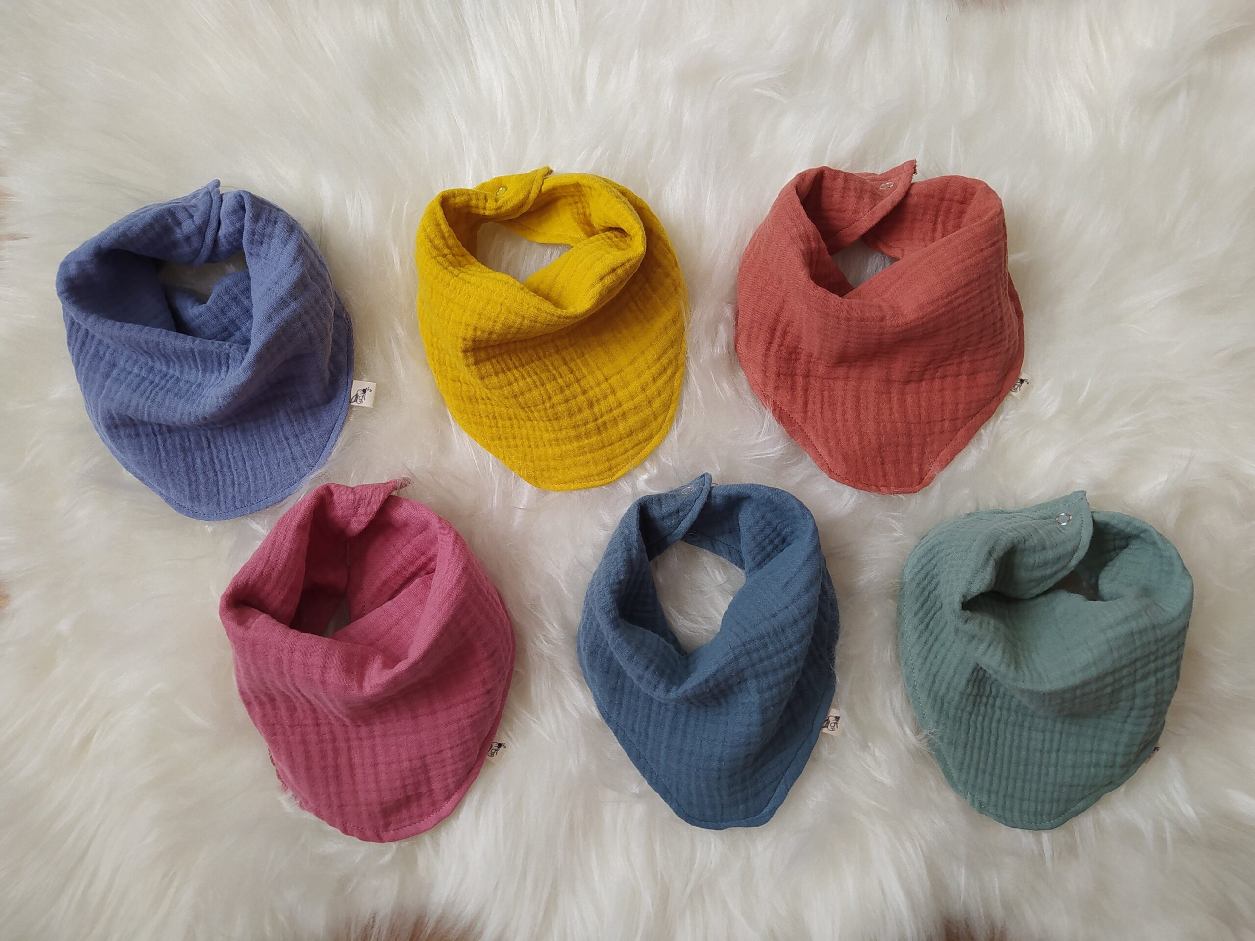 Double Sided Muslin Baby Bib - Image 3