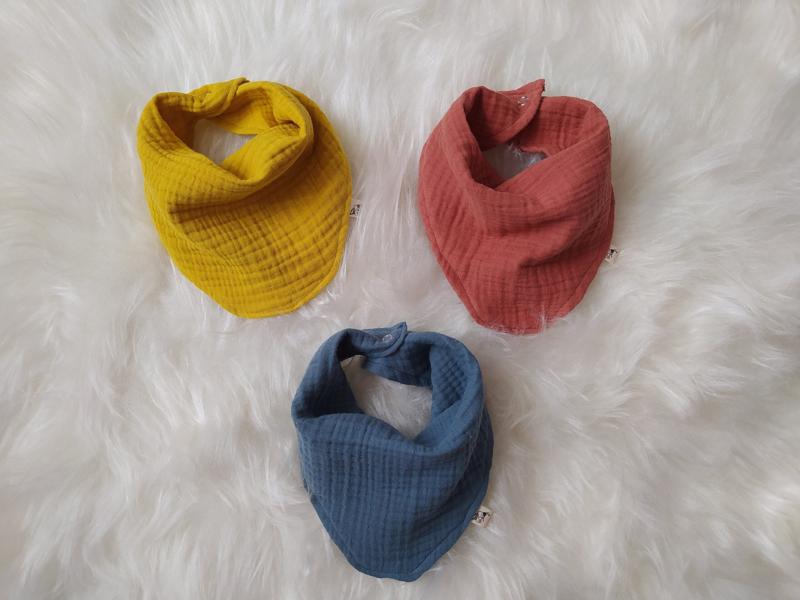 Double Sided Muslin Baby Bib