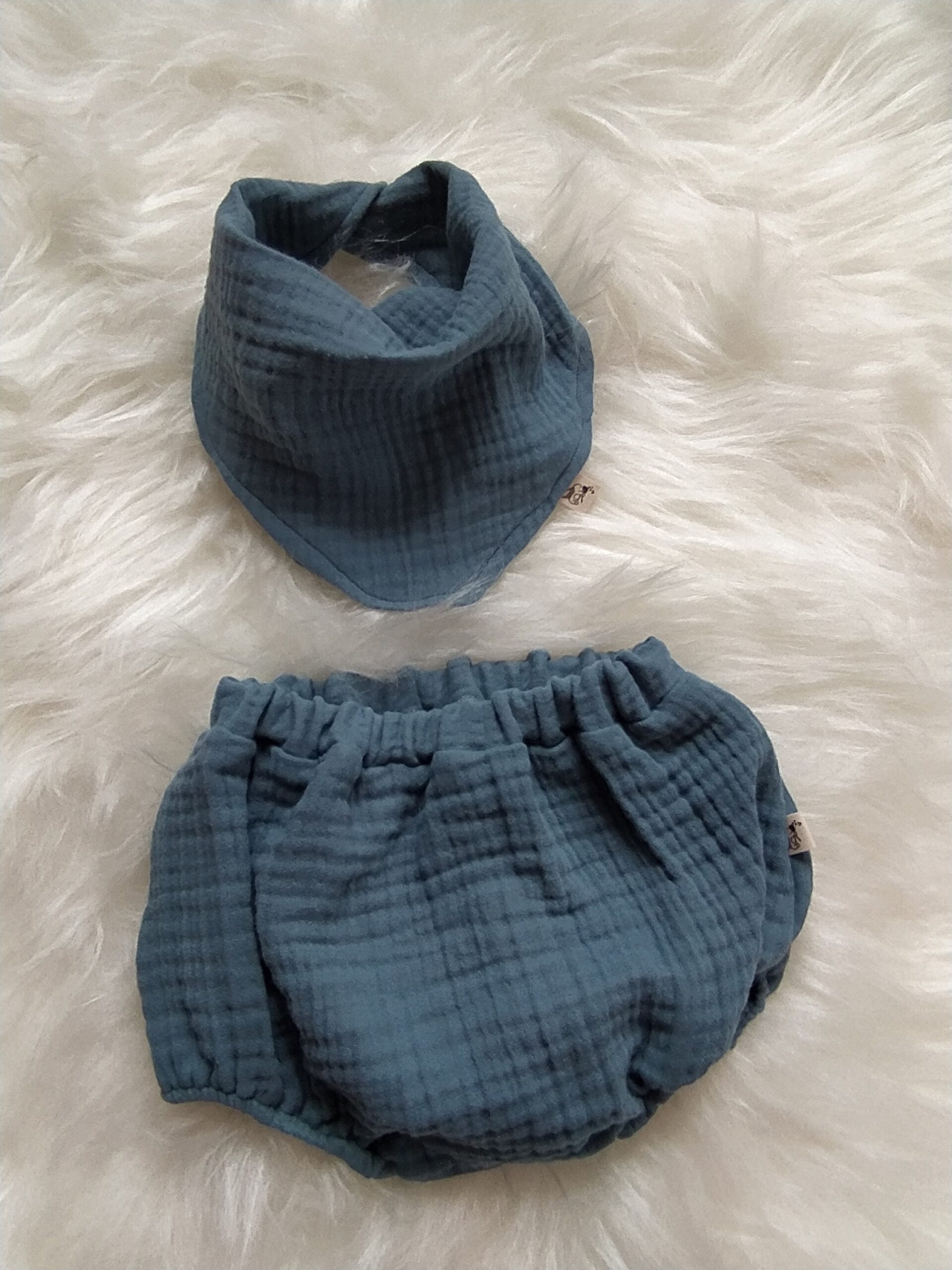 Double Sided Muslin Baby Bib - Image 6