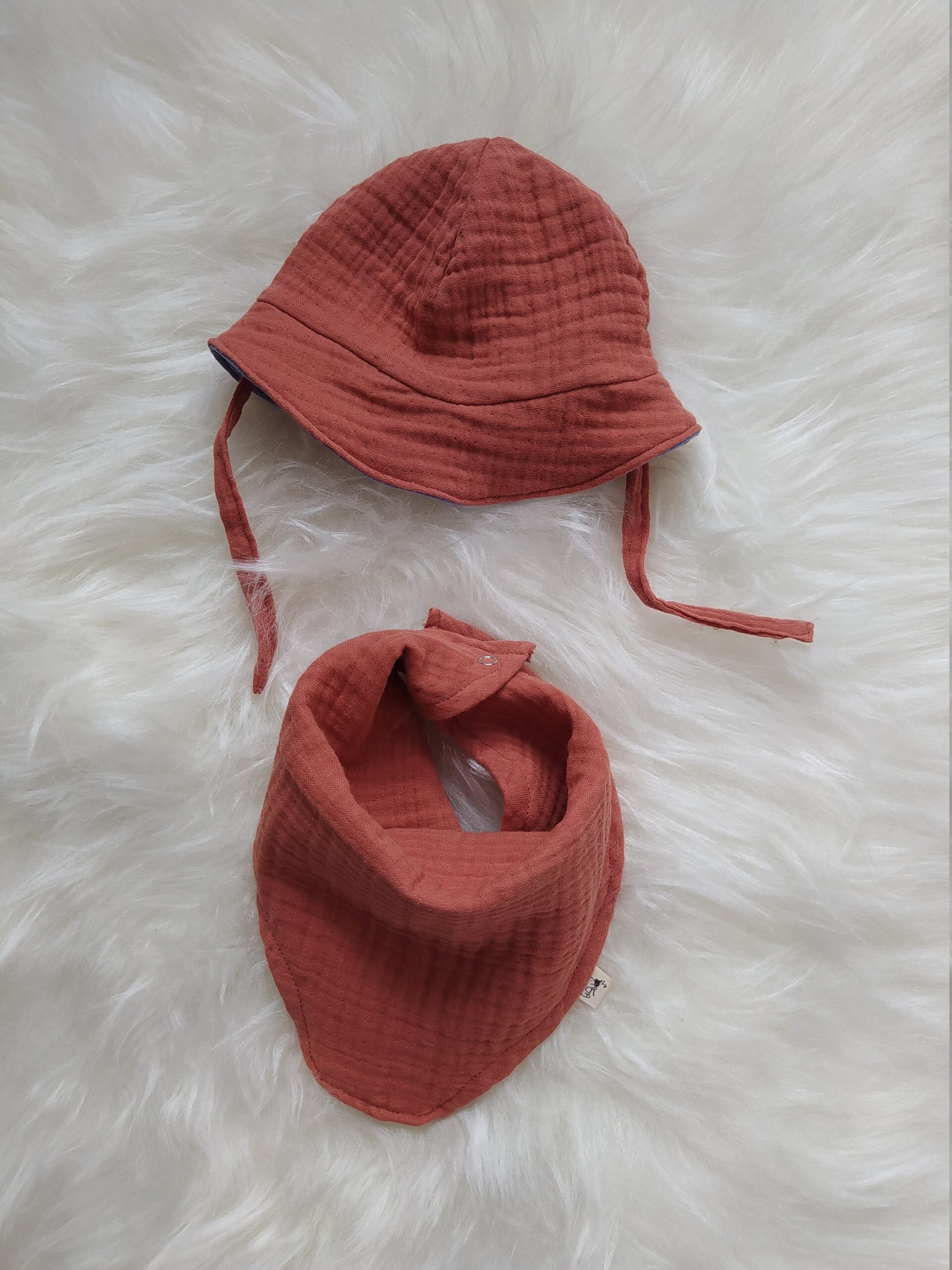 Double Sided Muslin Baby Bib - Image 7