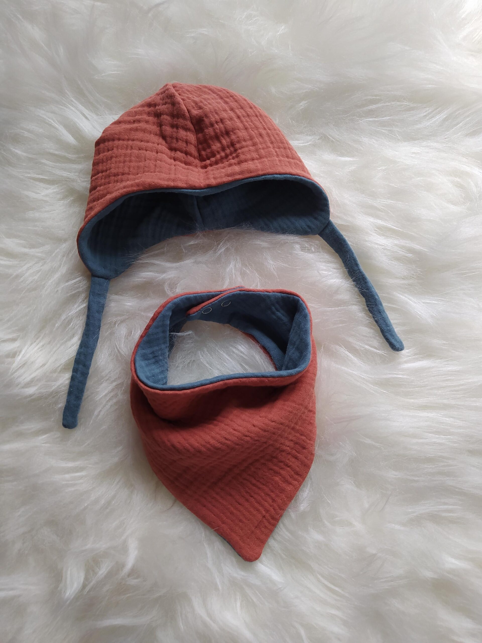 Double Sided Muslin Baby Bib - Image 5