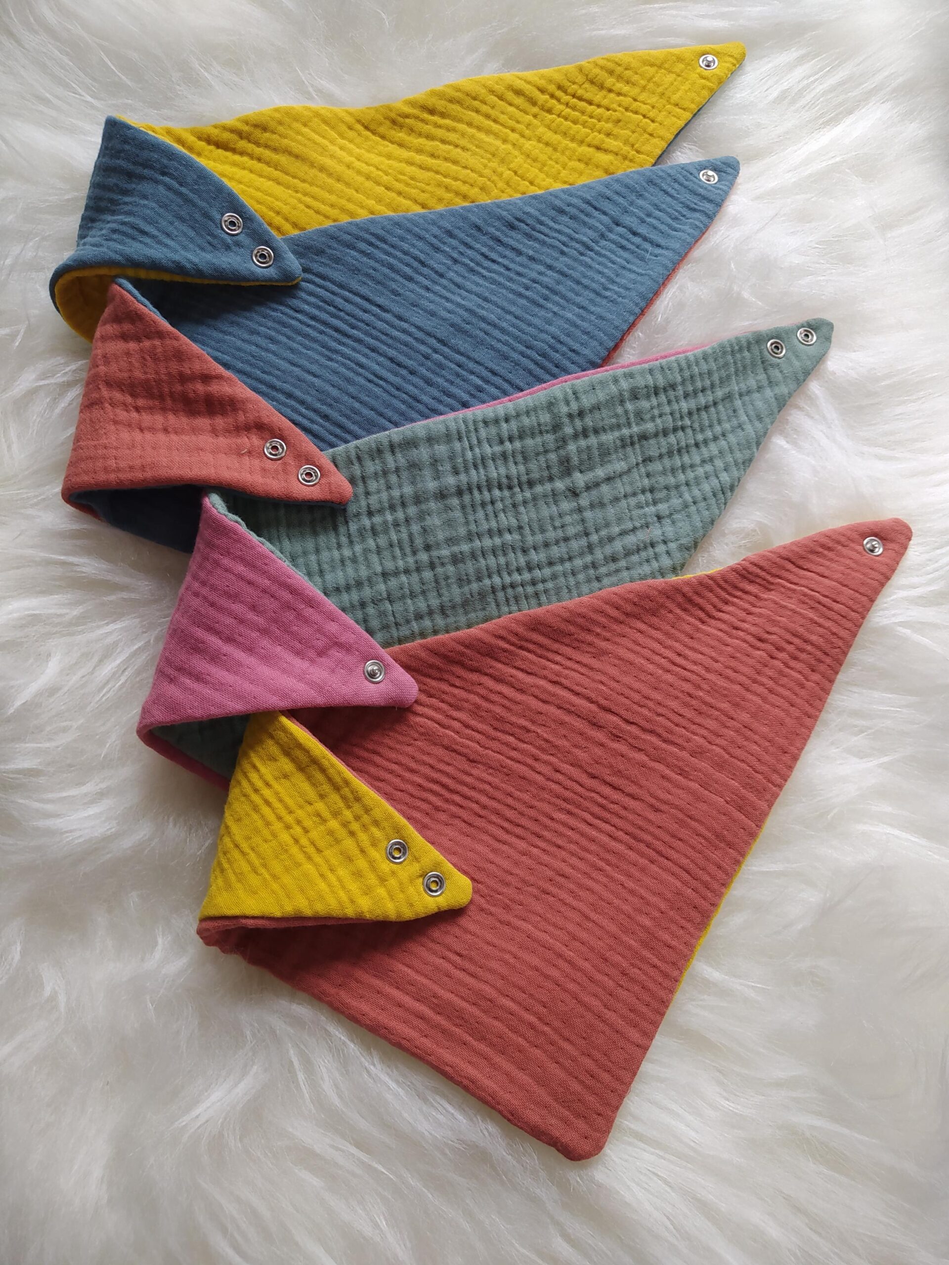 Double Sided Muslin Baby Bib