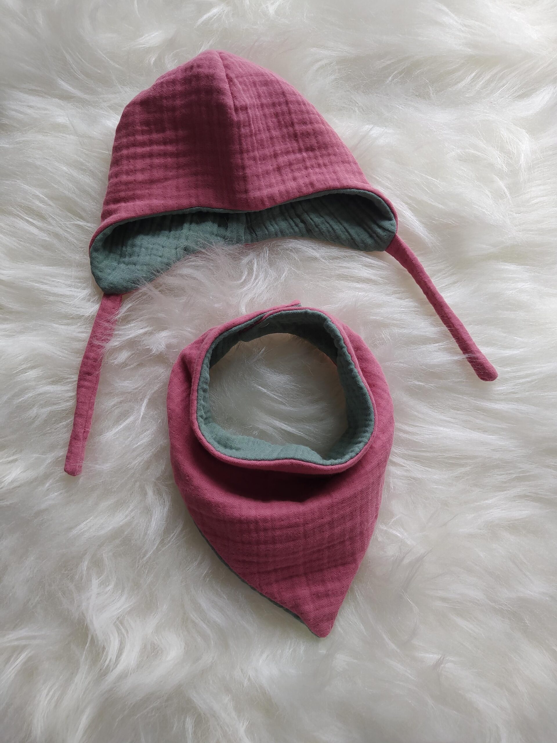 Double Sided Muslin Baby Bib - Image 4