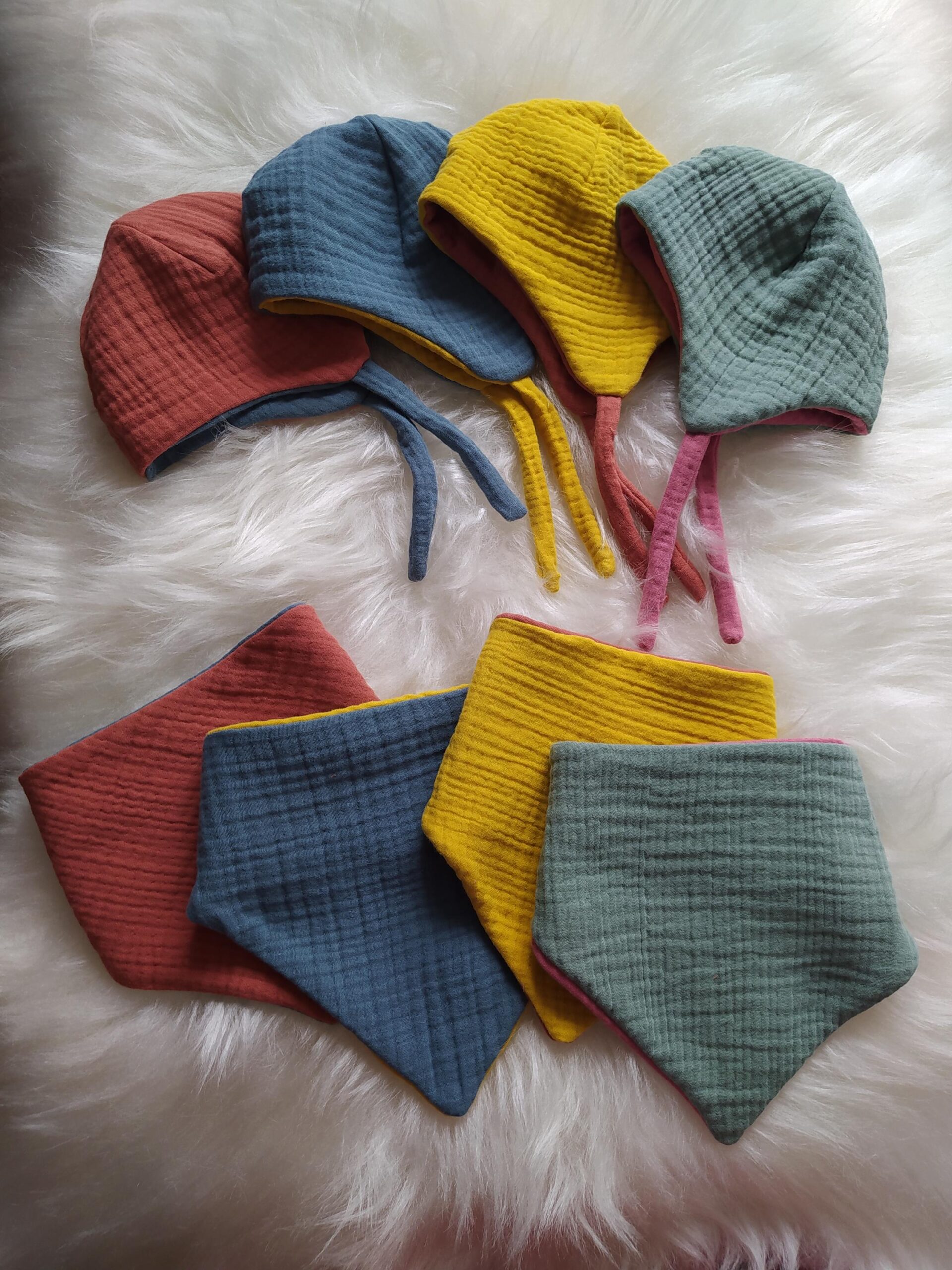 Double Sided Muslin Baby Bib - Image 3