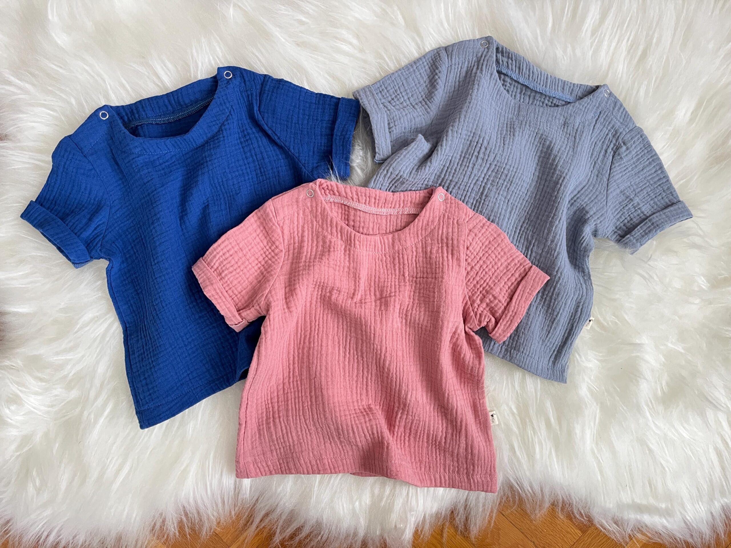 Muslin Baby/Kids Short Sleeves Shirt
