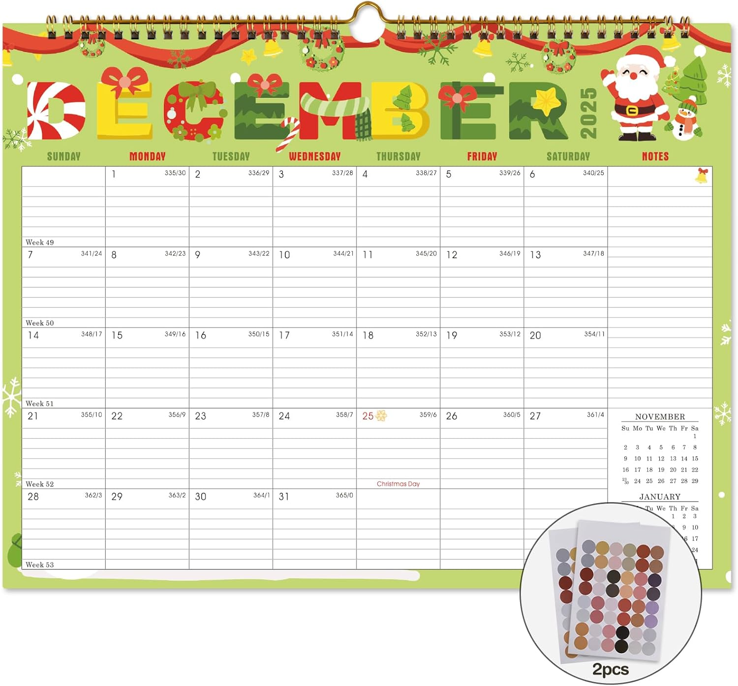 Lbylyhxc Calendar 2026 – 18 Monthly Wall Calendar 2025-2026 from July 2025 to December 2026, 14.8 x 11.5 Inches.Thick Paper includes major holidays and dedicated space for notes and important dates (Calendar 2025-2026 festivals)