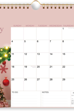 2026 Wall Calendar, 12-Month Monthly Calendar, 11.5”x14.5” with Twin-Wire Binding, Premium Paper, January to December