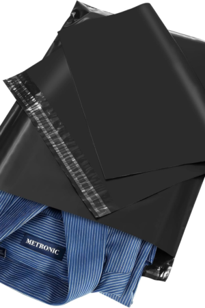 Metronic White Poly Mailers 14.5×19 100 Pack, Large Shipping bags Self-Seal Shipping Envelopes , Packaging Envelope for Small Business, Boutique, Clothing